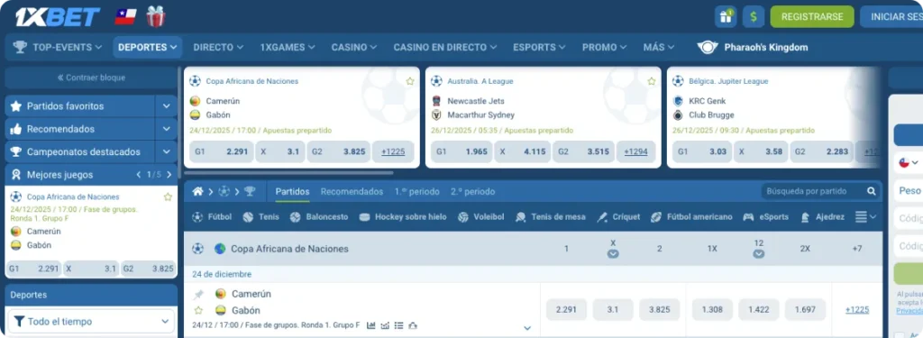 1xBet casino Apuestas