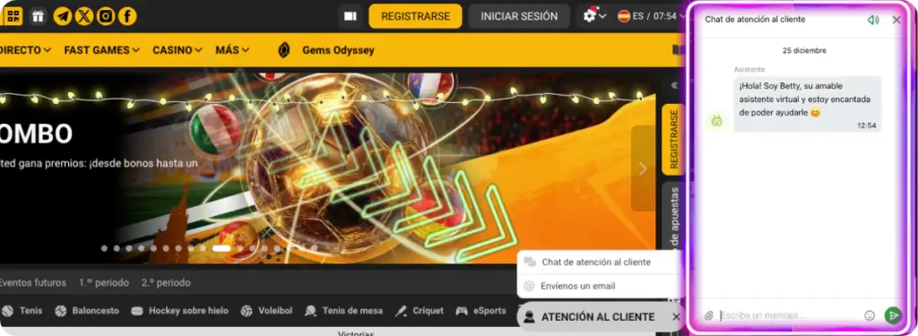 Melbet casino Secciones de asistencia