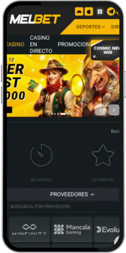 Melbet Ve a la seccion de juegos