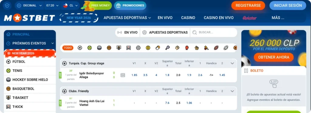 Mostbet Casino Apuestas