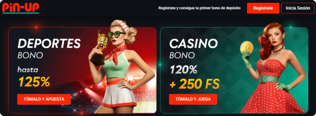 Pinup pagina principal Casinos con Visa